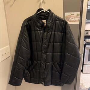 Black Quilted Men's Jacket